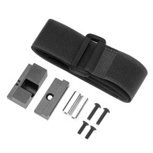 Batterijhouderhouder met Batterijriem voor  TT02 TT02D TT02B 1/10 RC Auto-Upgradeonderdelen Zwart