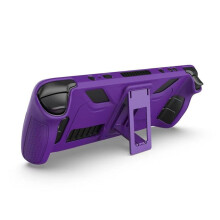 For Protective Case-Anti-Fall,Anti-Slip,Soft Silicone Cover+Folding Stand Game Console Accessories