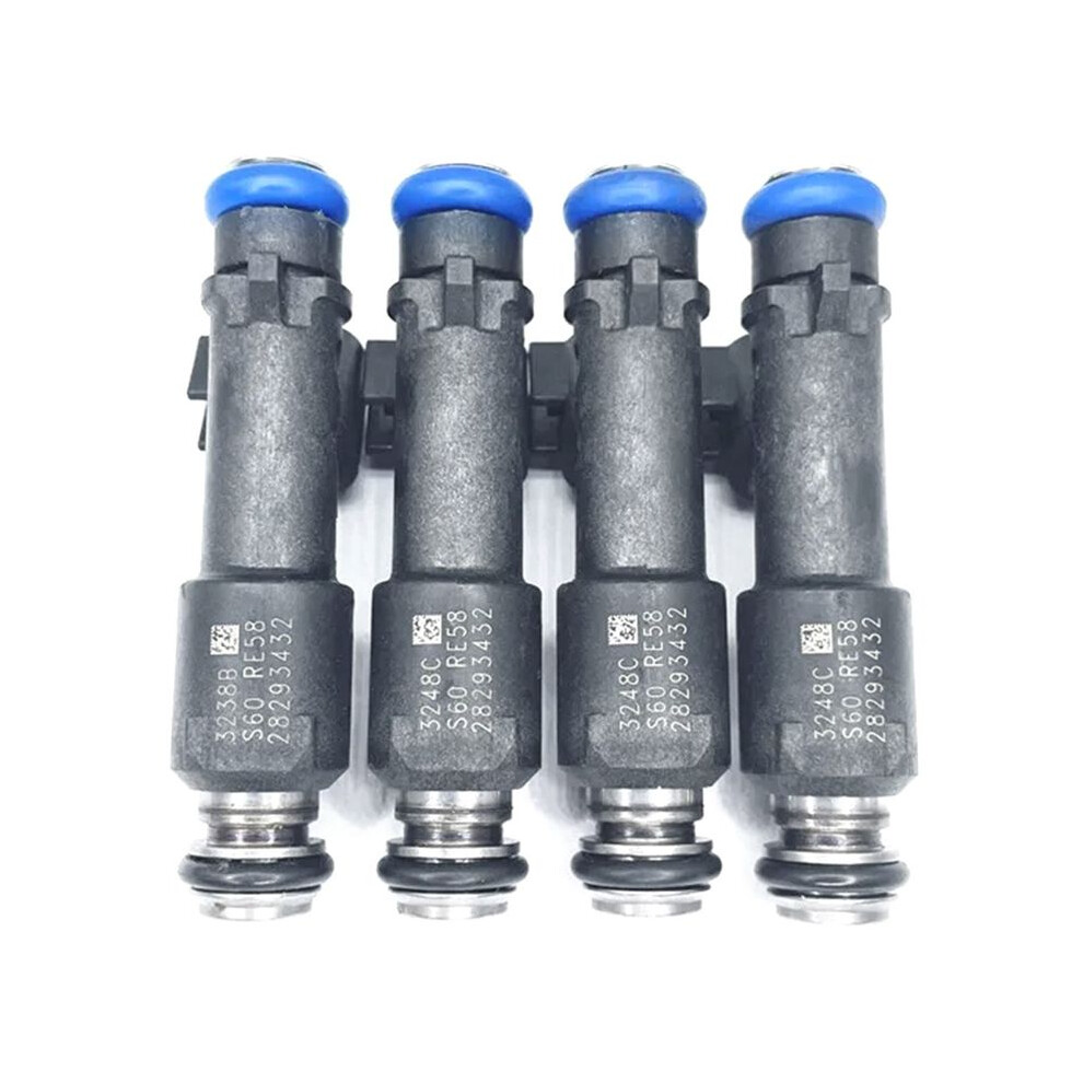 4Pcs High Performance Fuel Injector 28293432 For Li-Fan X60 1.8 16V Petrol Black 6033146257476