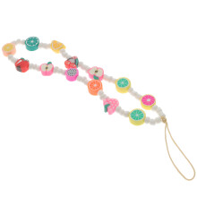 3Stk Telefonhalter Bunte Perlen Lanyard Abnehmbar Für Alltag Tasche