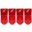 3Ensembles Support Extincteur L Rouge Métal Murale Accessoires Durable 1