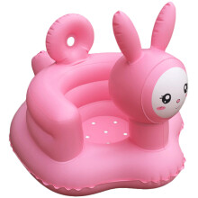 3St Opblaasbare Roze Baby Stoelen Zitten, Bad En Speelplezier