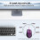 TeckNet TECKNET Wireless Mouse for Laptop, 4800 DPI Optical Computer Mice with 3