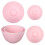 18Pièces Bols De Mélange Silicone Rose Pour Masques Et DIY 1