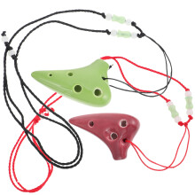 10Pièces Ocarinas Débutants 6 Trous Matériau Résistant Et