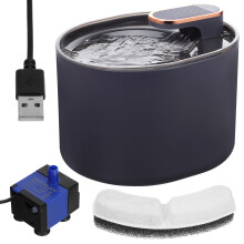 3Pièces Fontaine À Filtrante Automatique Pour Chats