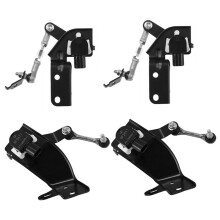 4 Stück/Set Vorne 8651A064 + Hinten 8651A065 Scheinwerferhebelhalterung Karosseriehöhensensor für  Pajero Montero 4 IV V8 V9