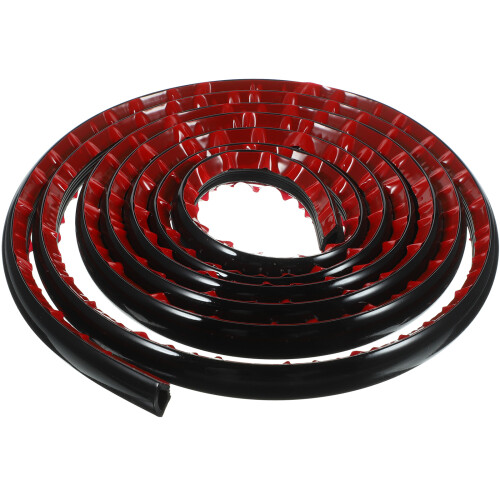 3Pièces Moulure D'angle Auto-Adhésive Flexible En PVC Noir Multiusage