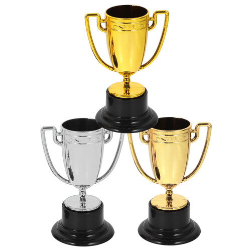 6Pièces Petits Trophées En Colorés Pour Cérémonies