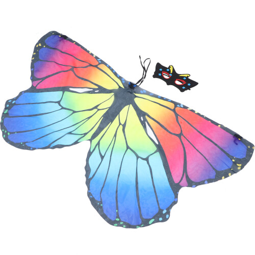3Ensembles Ailes Multicolores Cape Cosplay Pour Enfants