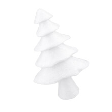 2Pcs White DIY Christmas Tree Cone Crafts for Kids Preschool and Home