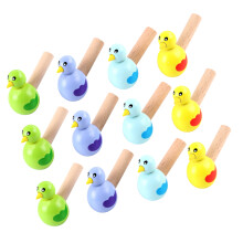 45Stk Holzpfeifen Kinder Spielzeug Vogel-Pfeifen Für