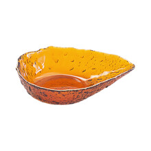 2Pièces Bol Verre Marron Pour Salade Fruits Maison