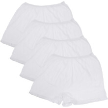 16Pièces Shorts Sous-Vêtements Jetables Blancs Unisexes Pour Salon Spa