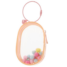 2Stk Puppentragetaschen Pink PVC Leicht Tragbar Für Reise