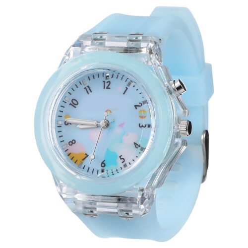 2Stk Kinder Armbanduhr Analog Silikon Stylisch Langlebig