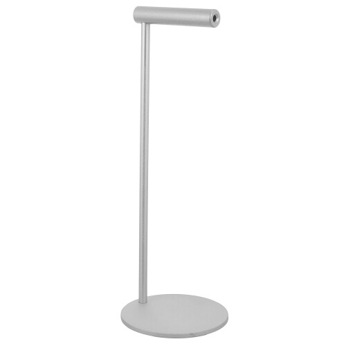 2Pcs Silver Headset Desk Stand Aluminum Headphone Support