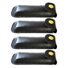 8Pièces Étuis Rigides Harmonica PU Noir Imperméables Et Résistants