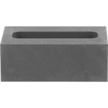 5Pièces Moules Graphite Pour Or Argent Cuivre Laboratoire Noir
