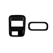 Adesivos de Acabamento de Botão Multifuncional para Carro RHD para  Freed Air Crosstar 2024 ETC Trim Frame Preto Brilhante