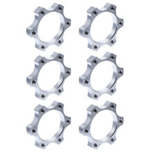 24Pcs Practical Aluminum Bike Disc Adapter for Mountain and Road Bikes