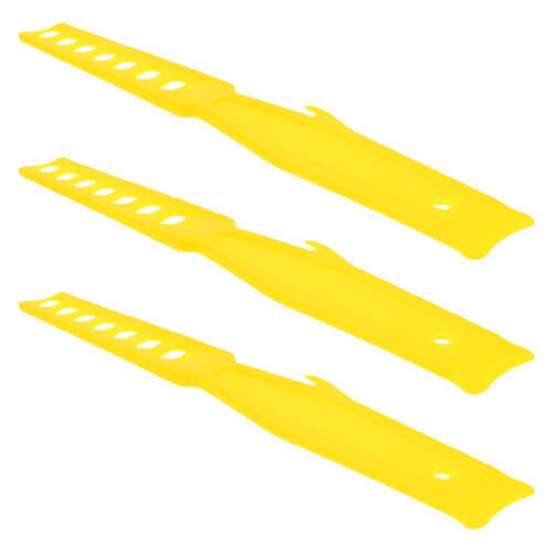 9Pcs Compact Yellow Plastic Paint Stirrer Sticks Manual Use Home