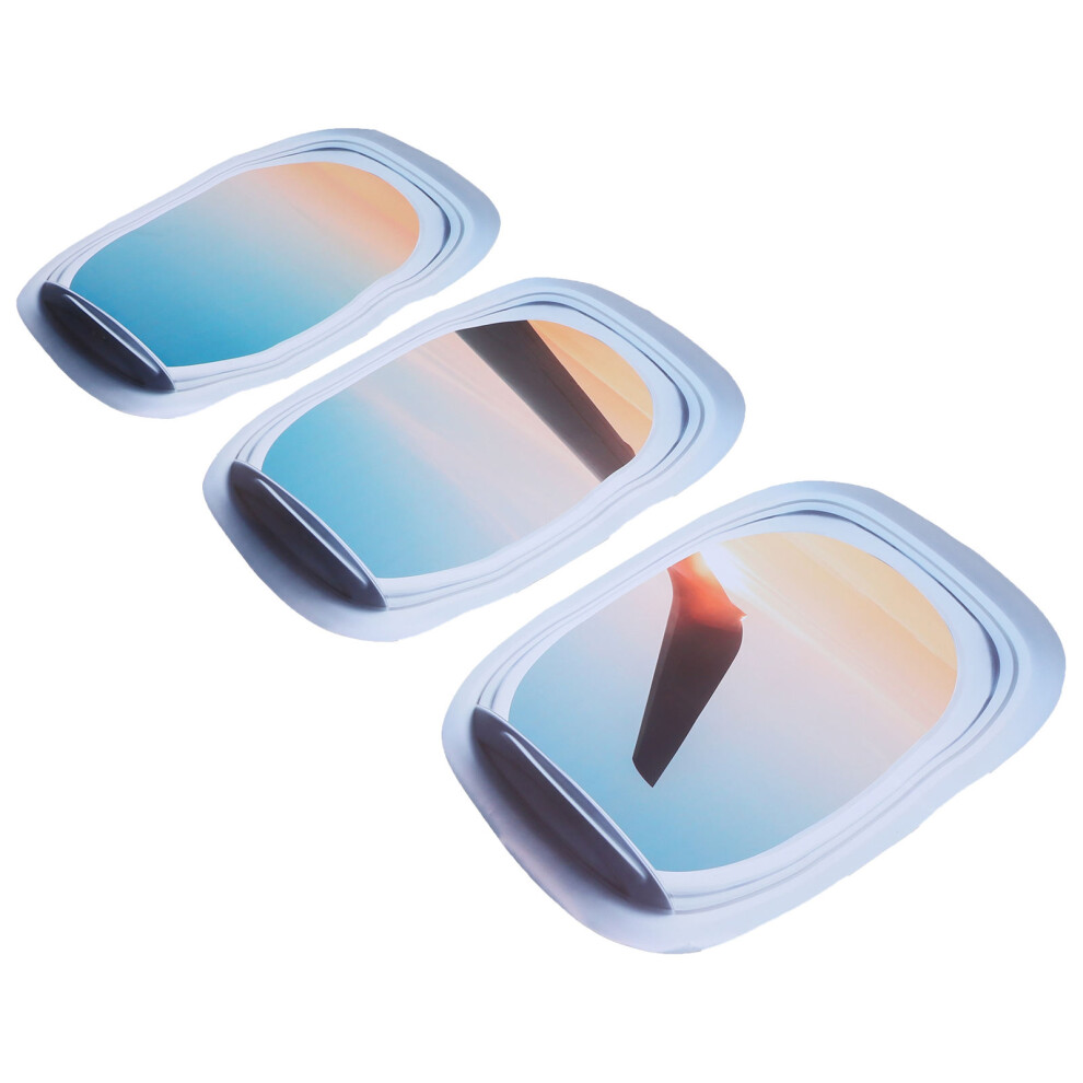 5 Pack Stickers Airplane Window Decal Removable Wall Iplusmile