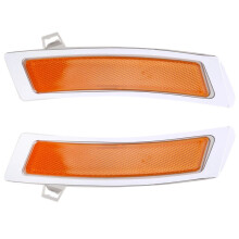 Left and Right Front Bumper Side Reflector 63147274433 63147274434 for X5 E70 LCI / Facelift 2011-2013