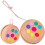 4Pièces Yo-Yo En Bois Jouets Éducatifs Pour Petits 1