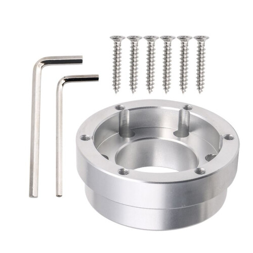 70mm Steering Wheel Adapter Plate for  G29 G920 G923 Metal Modification Replacement Part Silver