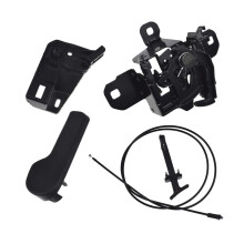 Hood Lever Release Handle Bracket Cable Kit 1J0823509C 1J1823633 1J182353 1KD823633 for
