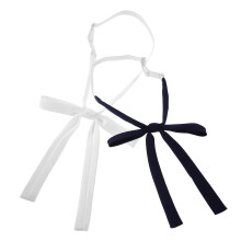 8Pcs Women Bow Ties Narrow Pre-Tied Adjustable Japanese Uniform Ribbon