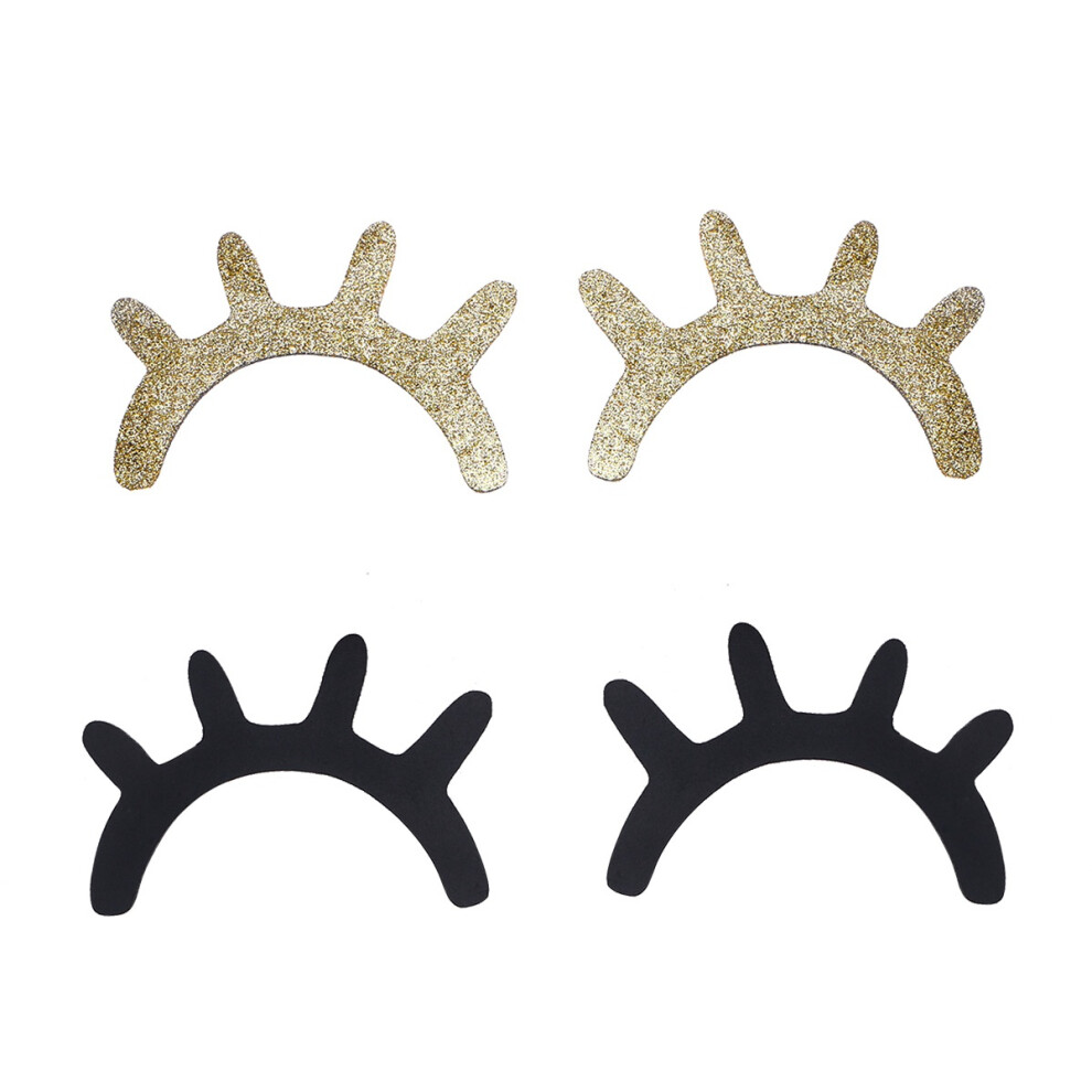 4Pairs Wooden Eyelash Wall Art For Nursery Bedroom Photography Props Totority