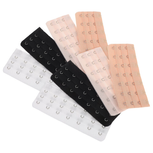 16Pcs 7 Hook Bra Extender Set Polyester Adjustable Back Band Extension
