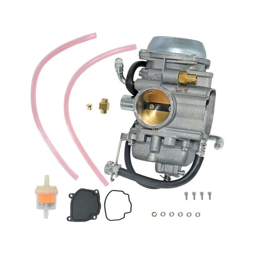 Carburetor For King Quad 250 300 Ltf300f Ltf300 Ltf4wdx Ltf 4Wdx 1991-1999 13200-09F501 13200-09F01 13200-09F10 Silver/Grey 6032318084964