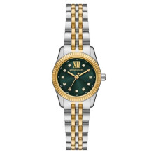 Damenarmbanduhr Michael Kors Lexington MK4986 - Edelstahl, grünes Zifferblatt, Quarz, wasserdicht bis 5 ATM