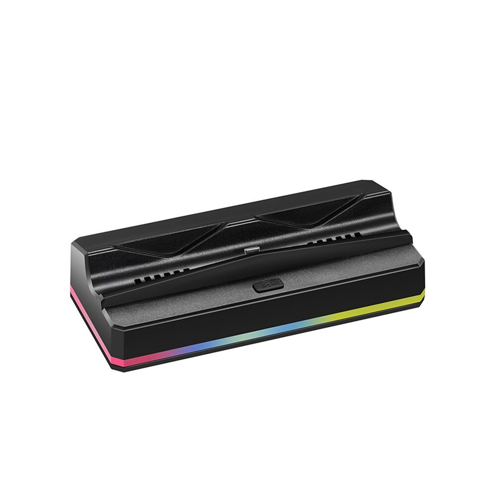 For 2 Charging Dock Charger Base Stand With Rgb For 2 Host Radiator Game Console Accessories Light 4712462266172