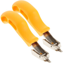 2Pièces Extracteurs D'agrafes Ergonomiques En Acier Jaune Tapissier