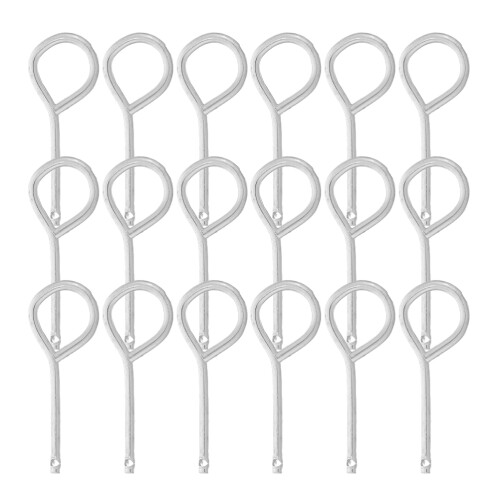 60Pièces Goupilles Tirage Extincteur Argent Durable Usage Sûr