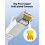 UGREEN Ethernet Cable 10M, Flat RJ45 LAN Gigabit Cat 6 Internet Cable 5