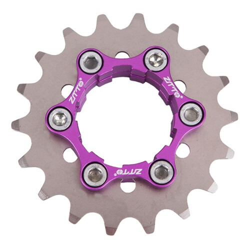 ZTTO Bicycle Flywheel Single Speed Gear 18T Single Gear Fixed Bicycle Sprocket