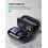 UGREEN Travel Accessories Tech Pouch Electronics Cable Organiser Bag Black 4