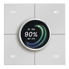 Tuya Zigbee Knob Dimming Painel de Controle de Aplicativo Controle de Voz Ligação 4 Gang Relay Interruptor de Luz Residencial Inteligente