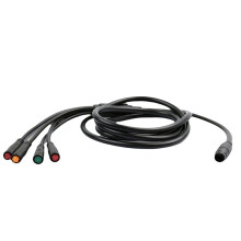 Elektryczny Kabel Rowerowy 1 do 4 Wiązki Przewodów Główny Kabel Wodoodporny Złącze do Elektrycznego Roweru Przepustnica LCD Hamulec