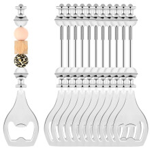 Reusable Beaded Bottle Opener Decorative Bead Wine Opener for Bartender DIY Beaded Bottle Opener