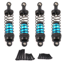 1 Juego de Amortiguadores de Metal para Coche RC para SCY 1/16 MJX H16H 14301,14210 1/16 1/12 1/14 Accesorios de Piezas de Mejora 81mm A