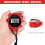 Vicloon Sport Stopwatch Timer, Multi-Function Sport Digital Stopwatch 3