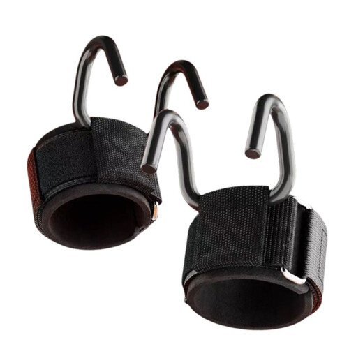 2PC Fitness Power Hook Pull-Ups & Hard Pull Training Anti-Fall Helper Injury-Free  Support Training Equipment