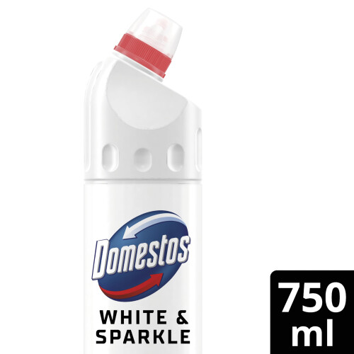 Domestos Domestos White & Sparkle Thick Bleach disinfectant that eliminates 1