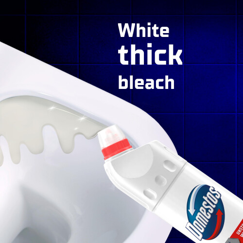 Domestos Domestos White & Sparkle Thick Bleach disinfectant that eliminates 2